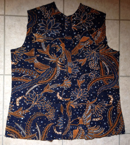 Deconstructed Tulis batik shirt