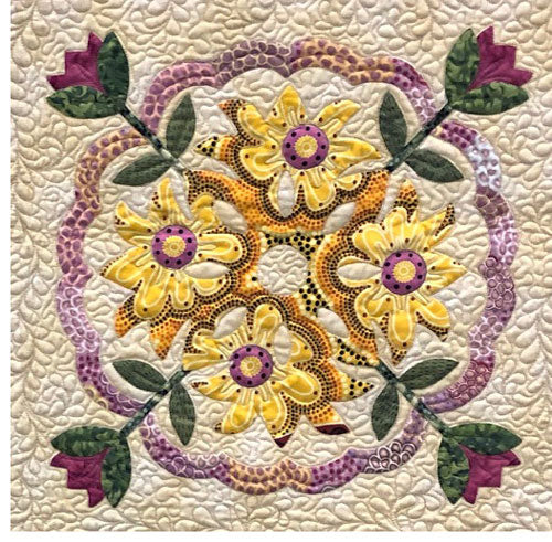 Detail of Barbara G. Buchanan's quilt