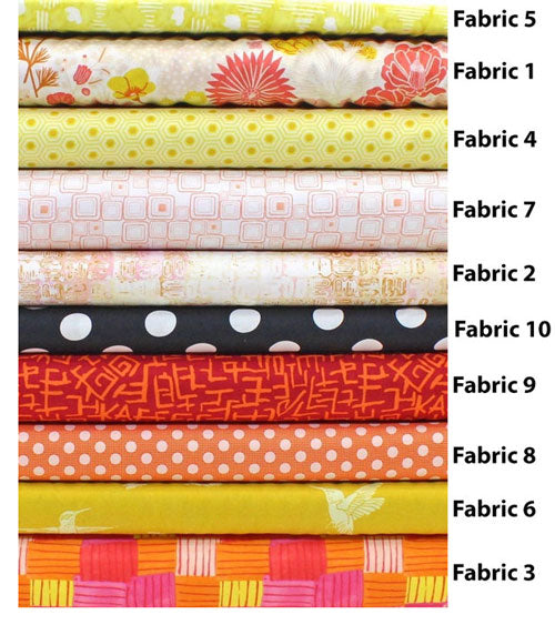 The fabrics in Dudley Shugart’s curated Fat Quarter Bundles