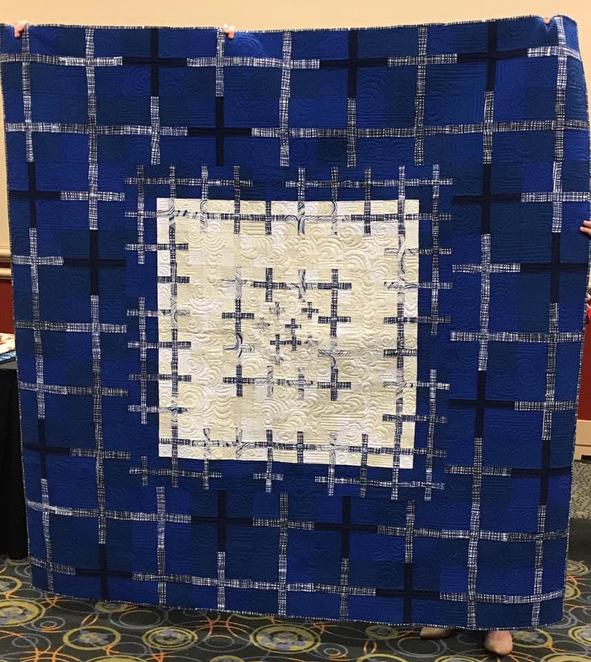 Plus Mob quilt by Valori Wells at Spring Quilt Market 2016
