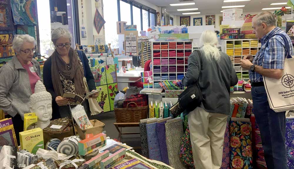 Artistic Artifacts welcomed so many new quilters and friends during Quilters' Quest