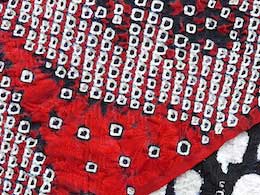 Shibori fabric detail. (Photo by Cathy Ward)