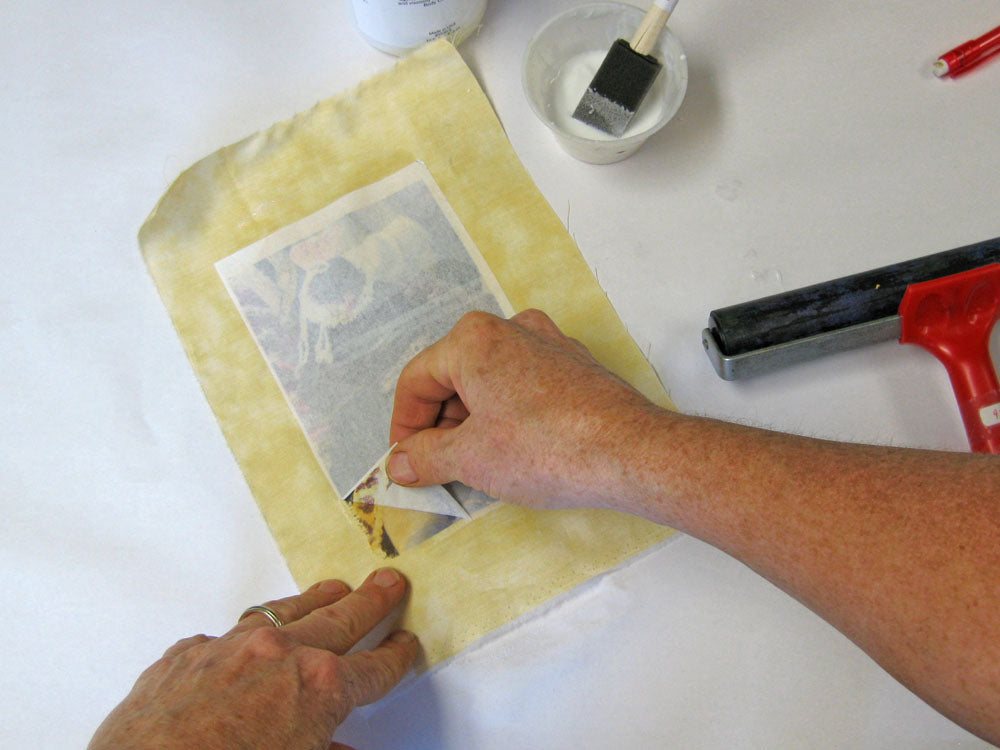 Step 4, Image Transfer with Water Soluble Paper