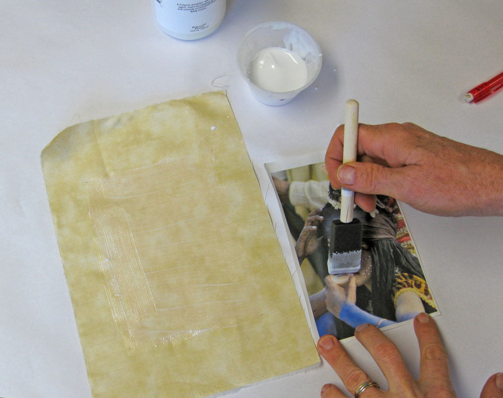 Step 2, Image Transfer with Water Soluble Paper